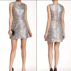 French Connection Sunlight Summer Metallic sz 6 Dress